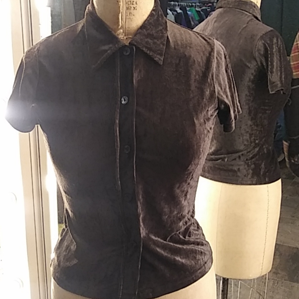 Corduroy Forest Button Up